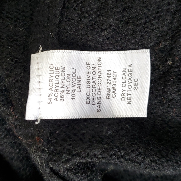 Wild fox White Label Glitter USA Black Short Sleeve Sweater Size M - Picture 5 of 5